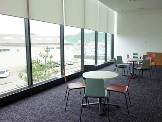 リフレッシュラウンジで気分をリセット!