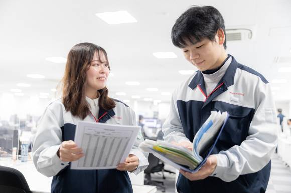 有給休暇が取りやすい当社。私たちは100%取得しています。ワークライフバランスも重視する風土なので、男女ともに働きやすい環境だと思います。