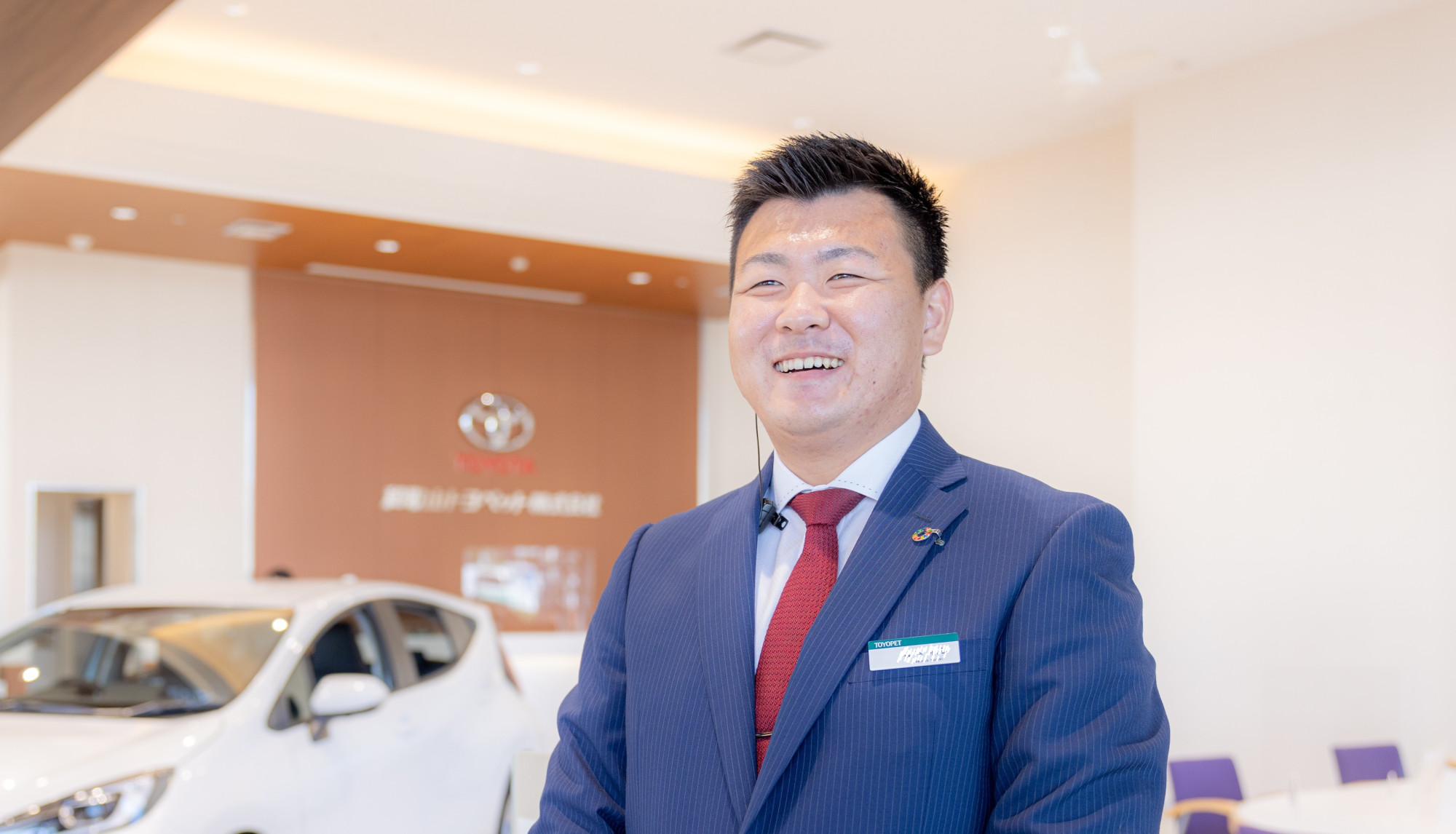 さわやかに振る舞う先輩達が皆様をお待ちしています。