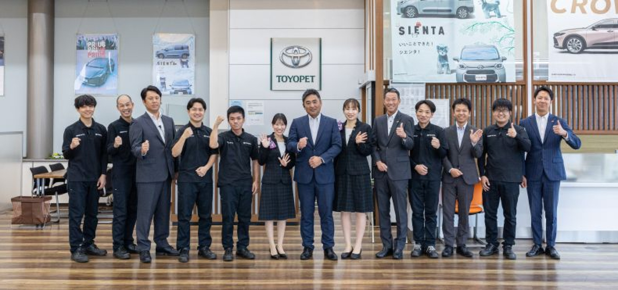 さわやかに振る舞う先輩達が皆様をお待ちしています。