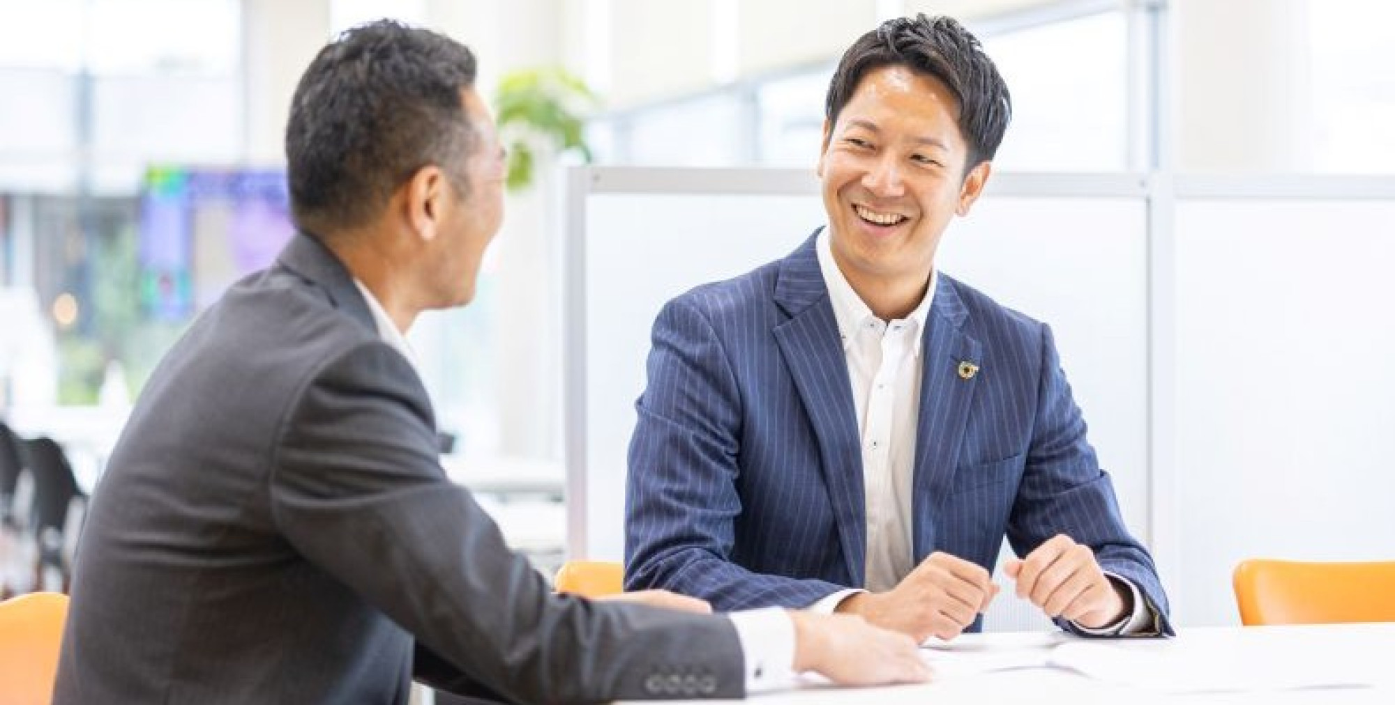 さわやかに振る舞う先輩達が皆様をお待ちしています。