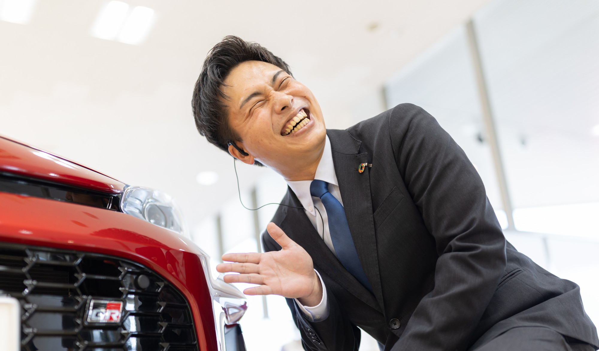 お客様応対に欠かせない笑顔がいっぱい!